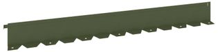 Bordure de pelouse Acier Vert olive 20 pcs 102 x 10 x 4 cm