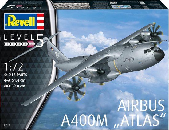 Revell 1:72 Airbus A400M "Luftwaffe" (Atlas) Plastic Model Kit