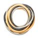 CanDo Power Tube SET - Fitness Tube, weerstandstrainer voor functionele training - verpakking van 3, zwaar, W54617, zwart, zilver, goud, difficult