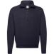 Fruit of the Loom Sweat à col zippé classique – Bleu marine profond XL