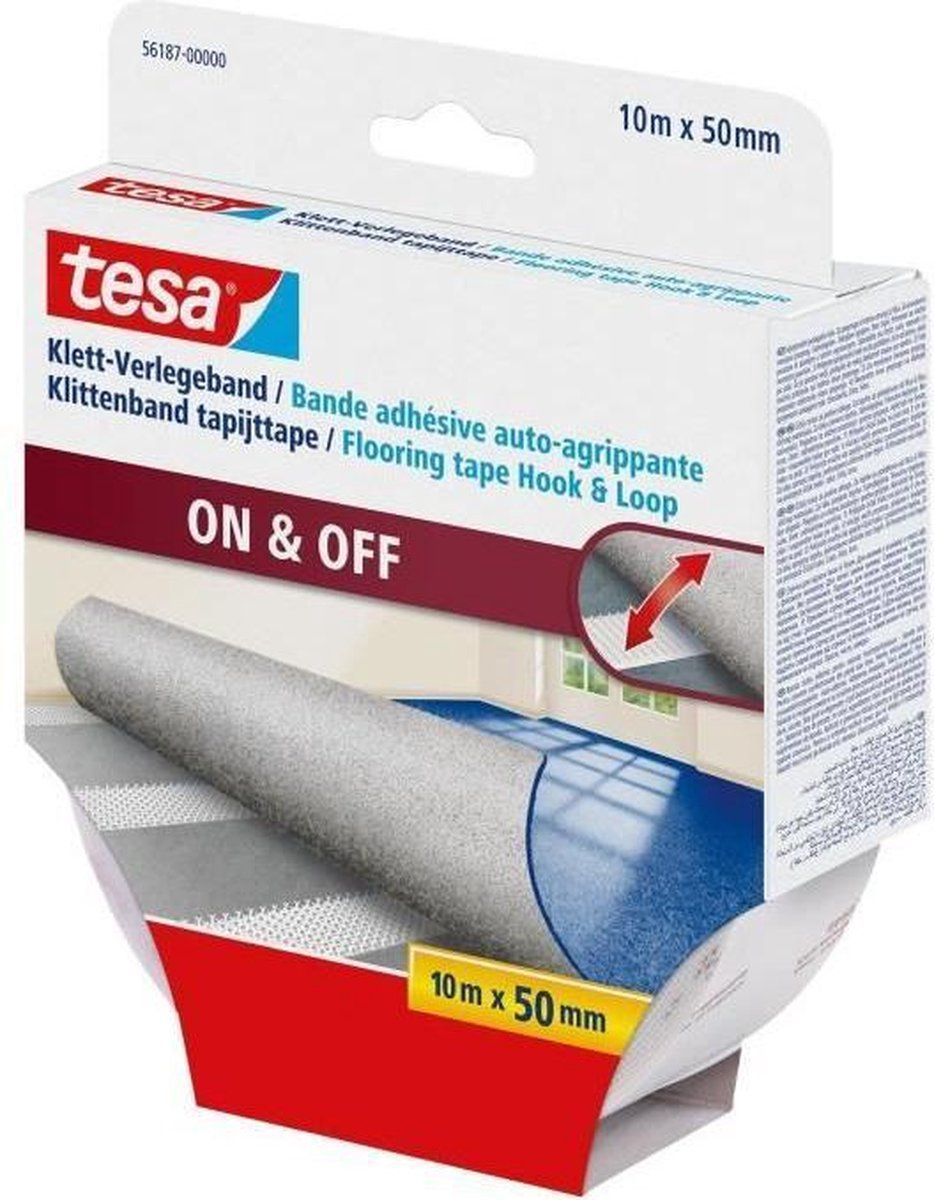 tesa Dubbelzijdig plakband Speciaal klittenband - 10 x 50 mm