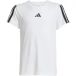 Adidas Training Essentials 3 Stripes T-shirt Met Korte Mouwen Wit 13-14 Years Meisjes