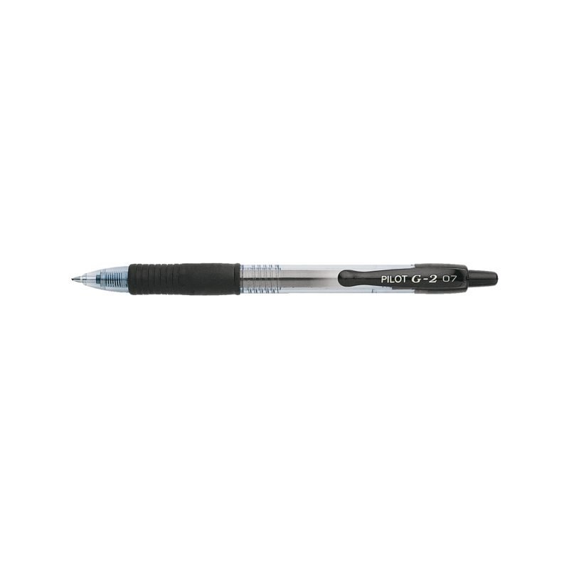 Pilot G-2 07 G2-7 Drukknop Zwart