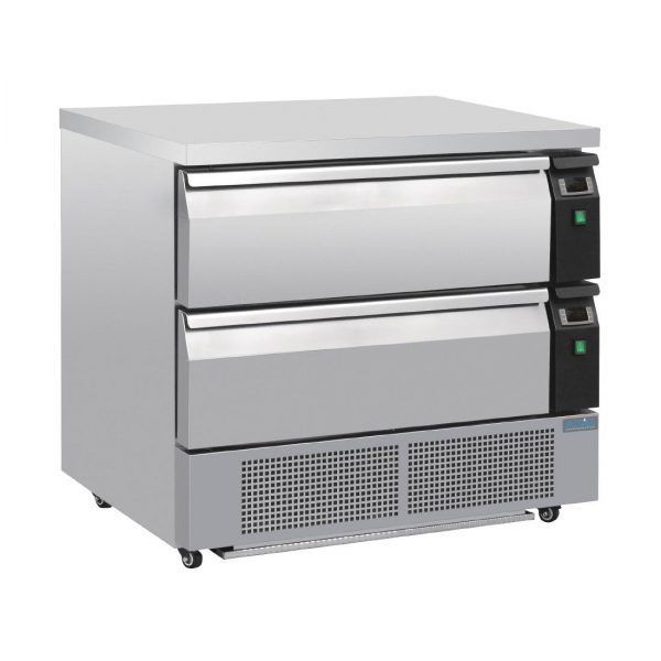 Polar Refrigeration DA996 - Lade Diepvriezer - Vrijstaand - 111L - RVS