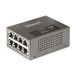 StarTech.com 4-Port Multi-Gigabit PoE++ Injector, 5/2.5/1G Ethernet (NBASE-T), PoE/PoE+/PoE++ (802.3af/802.3at/802.3bt), 160W PoE Budget, Wand/DIN Rail Monteerbaar, Onbeheerd