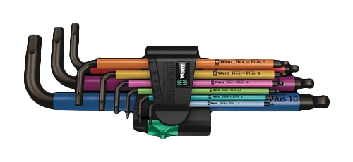 Wera 950 Spkl9 Hex-plus Hex Key Set