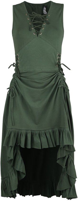 Vixxsin Soleil Dames Mini-jurk - groen - 4XL