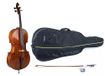 GEWA Cello, Celloset Allegro Antique VC1-1/4 speelklaar incl. tas, Massaranduba strijkstok, Larsen Aurora snaren