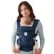 Ergobaby Omni Classic Draagzak voor Pasgeborenen tot Peuters 0-48 Maanden | Draagzak van Ademend Mesh met 4 Draagposities en Ergonomische Ondersteuning - 3,2 to 20,4 kg, Midnight Blue