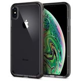 Spigen iPhone XS Max hoesje zwart, transparant