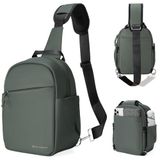 K&F CONCEPT Cameratas voor fotografen waterdichte fotografie camera rugzak laptop voor mannen vrouwen, Groen, M, Formele K&F Concept