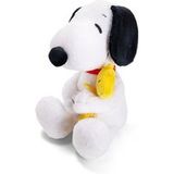 Simba Peanuts Snoopy Pluche dier met Woodstock, zittend knuffelfiguur uit de Peanuts-serie, zachte stoffen figuur om te knuffelen en te verzamelen, fanartikel voor kinderen en fans, 25 cm, vanaf 0