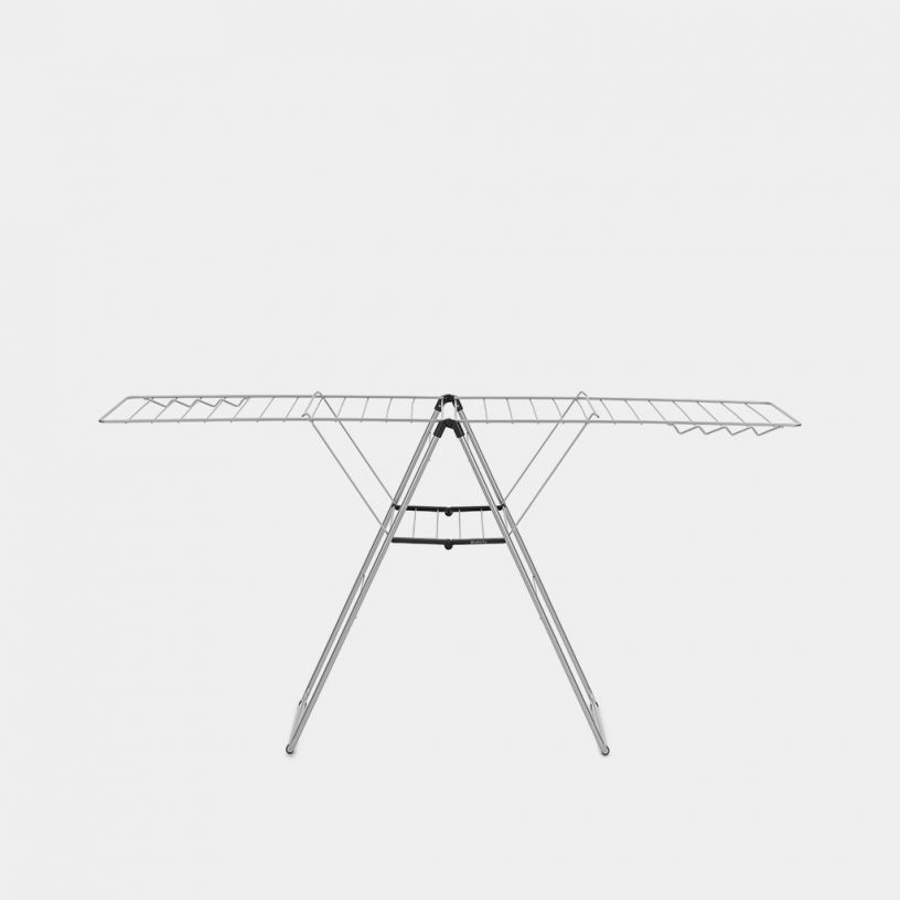 Brabantia HangOn Droogrek 25m - Inklapbaar Wasrek - Metallic Grey