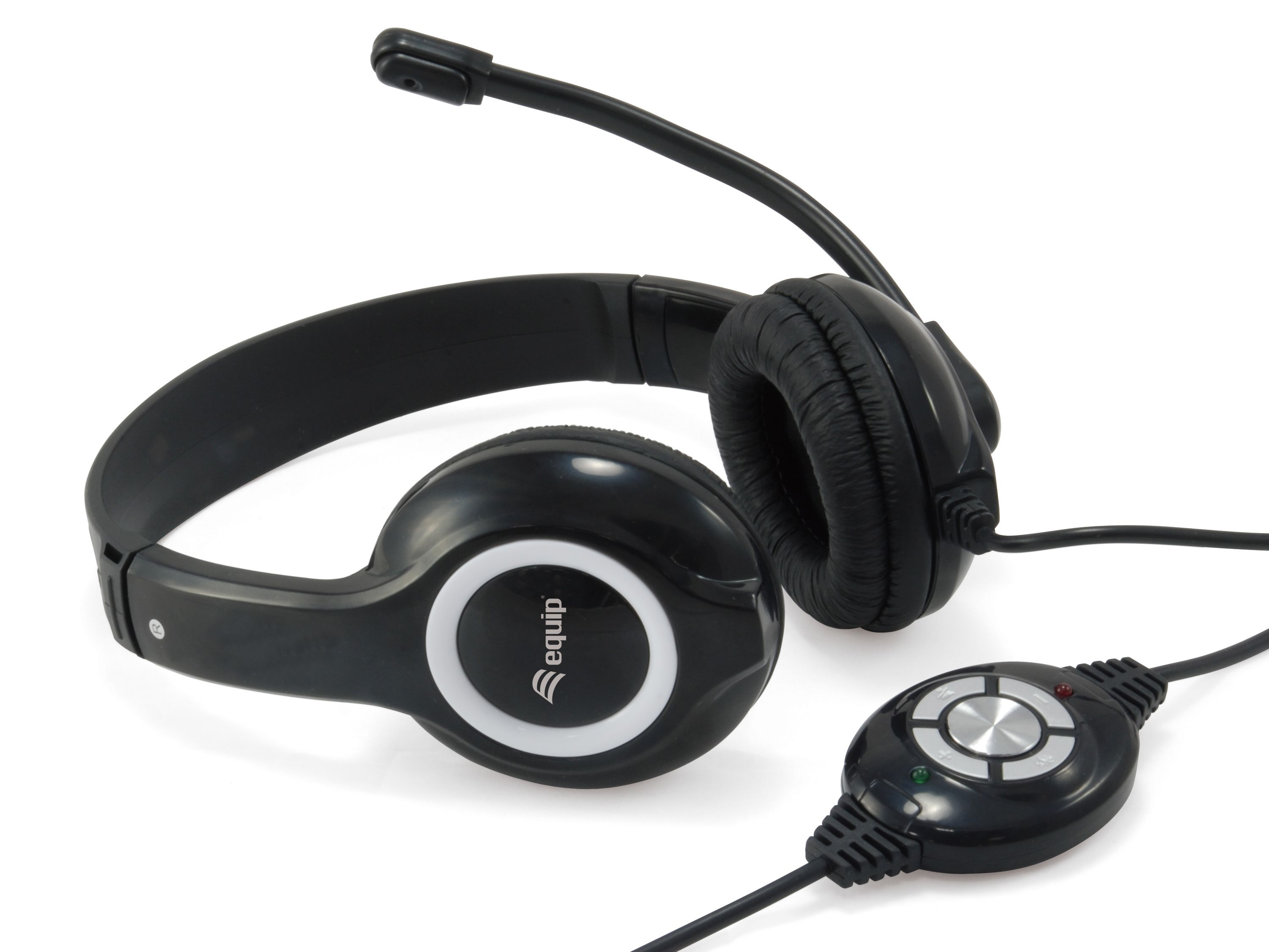 Equip 245301 USB Headset - Zwart