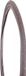 Deli Buitenband r 47-540 / 24x1.3/8 bruin