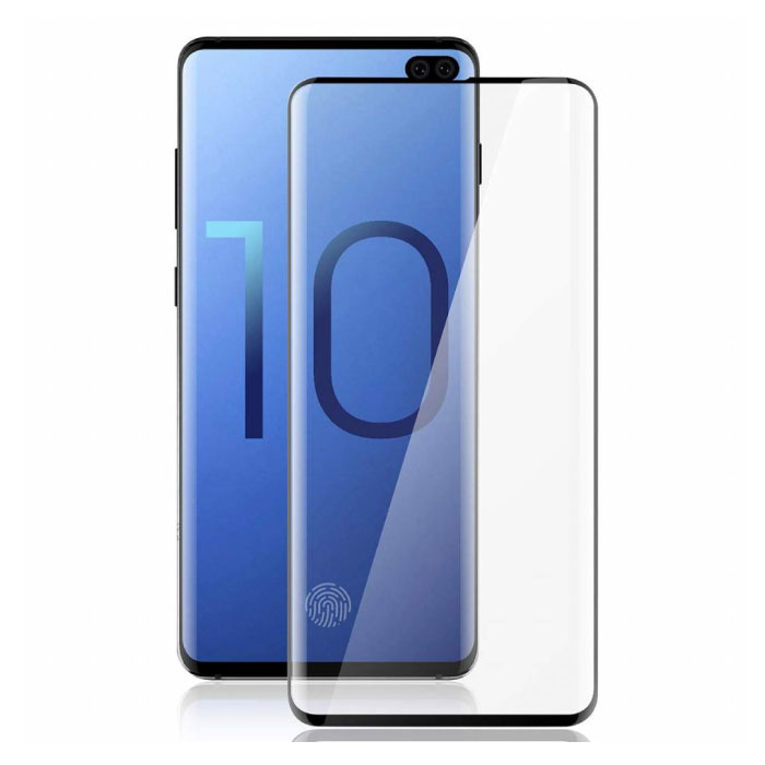 Stuff Certified 10-Pack Samsung Galaxy S10 Plus Full Cover Screen Protector 9D Tempered Glass Film Gehard Glas Glazen