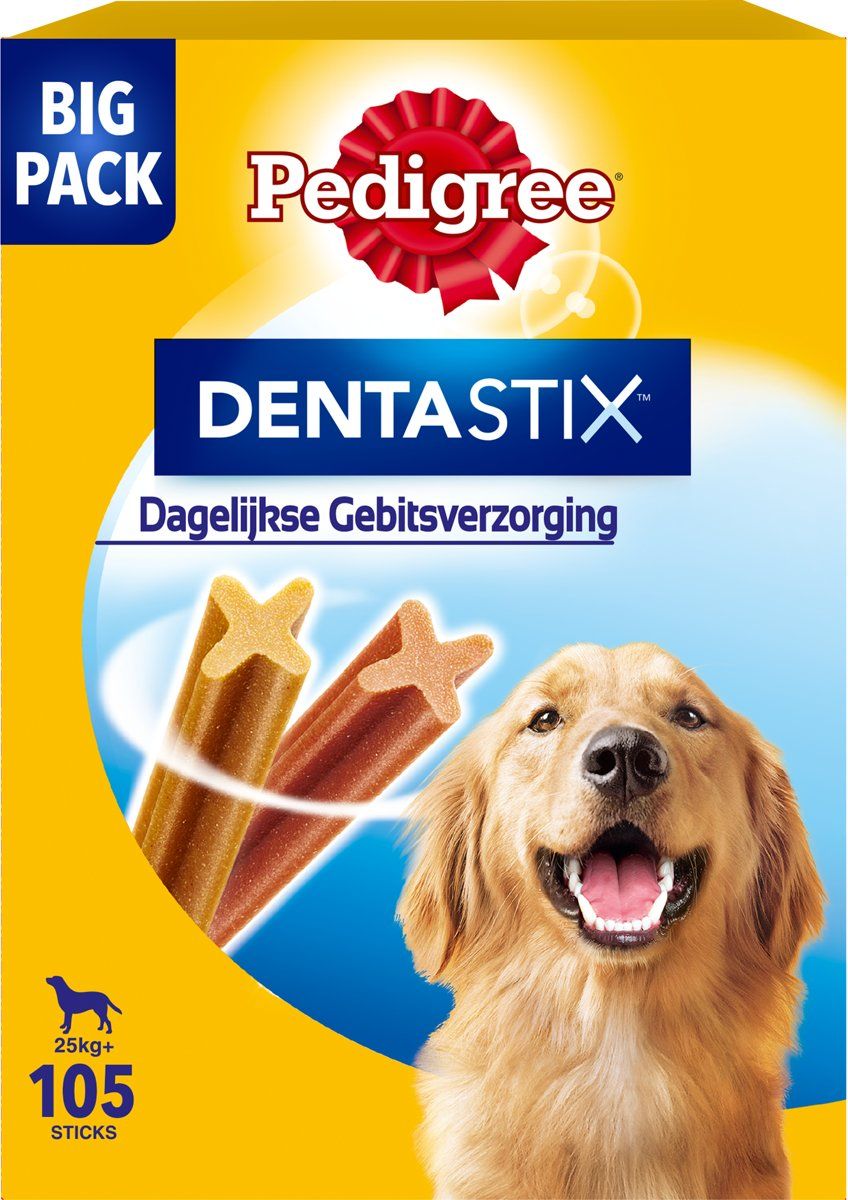 Pedigree Dentastix Maxi - Gebitsverzorgende Kauwstaven - 105 stuks