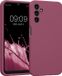 kwmobile telefoonhoesje geschikt voor Samsung Galaxy A14 5G - TPU backcover met siliconen coating - Smartphone case in orchidee paars