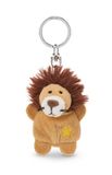 Sleutelhanger leeuw met ster 5cm - beige