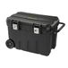 Stanley 1-92-978 Gereedschapskist, 76,8 x 49 x 47,6 cm, mobiele box voor gereedschap, hoog volume van 90 l, gereedschapsopslag met metalen sluitingen, uitneembare plank, zwart