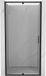 Mexen Exo porte de douche battante 115 cm, verre transparent, Aluminium, Métal, verre de sécurité, noir