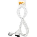 Garza - Stroomverlengkabel - 5 m - wit