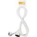 Garza - Stroomverlengkabel - 5 m - wit