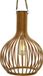 Lumineo Solar Hanglamp - Bamboe - 28 cm - Bruin - Tuinverlichting - LED
