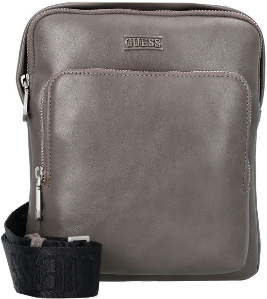 GUESS Boston Crossbody Flat Bag Winter Grey