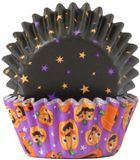 PME Halloween Mini Folie Gevoerde Cupcake Cases - Pompoen Feest (Pack van 60)