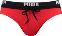 Puma Zwemslip Logo Band Heren Zwembroek Rood Maat XL