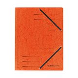 herlitz 10843878 inslagmap A4 met elastiek, oranje, 25 stuks