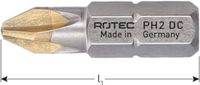 Rotec PRO Schroefbit PH 1, L=25, C6.3, DIAMOND (vpe 10)
