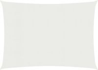 vidaXL Zonnezeil 160 g/m² 3,5x4,5 m HDPE wit