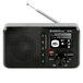 Albrecht DR 86 Personal Digital Radio - DAB+ / FM - Bluetooth - Zwart