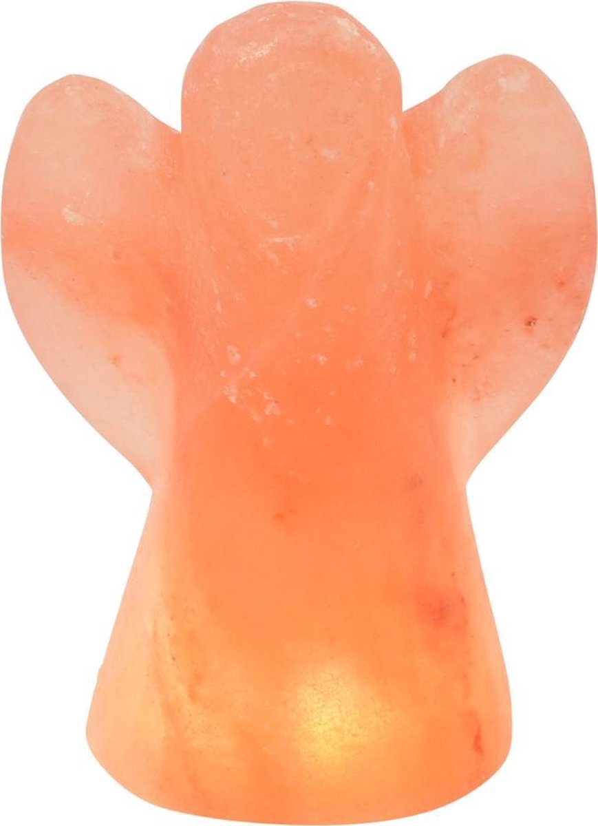 Himalaya Salt Dreams Engeltje met lamp oranje 15cm