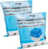 Benson Vochtopnemer / vochtvanger navulling - 2 stuks - 400 gram per stuk