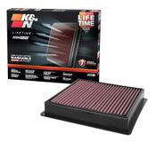 K&N Vervangingsfilter compatibel met Ford F250 Super Duty V8 6.7L Diesel 2020-2021 (33-5100)