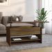 Maison Exclusive - Table basse, marron, aspect chêne, 80x50x40 cm, panneau de particules