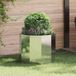 Maison Exclusive - Jardinière argent, 60 x 60 x 50 cm, acier galvanisé