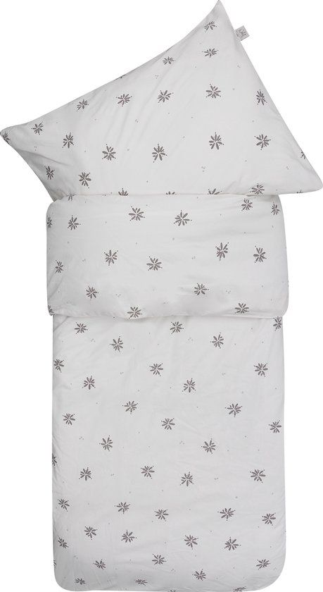 Witlof for kids Tuck-inn dekbedovertrek 140 x 200cm Little Charm Katoen Gebloemd Off-White