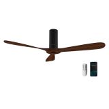 Cecotec EnergySilence Aero 5500 Black Aqua Connected Plafondventilator met afstandsbediening en Wifi. 40 W, diameter 52 inch, 3 messen, IP44-bescherming, winter-zomermodus, timer