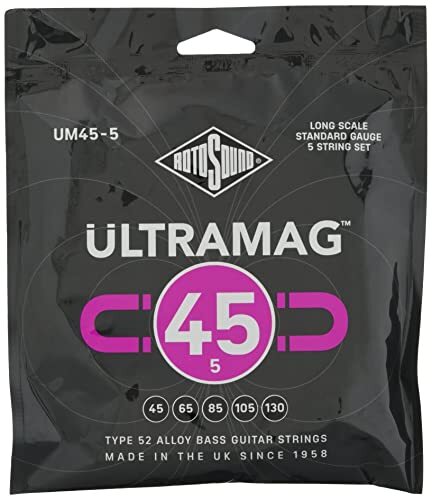 Rotosound UM45-5 - Ultramag 5 snaren Bass gitaar snaren | 40-130