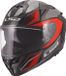LS2 FF817 Challenger II Viper Helm - Integraalhelm - Grijs/rood - Maat XL