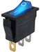 ProRide Wipschakelaar ON-OFF - 12V/20A - Paneeluitsnede 19.5×19.5mm - 3-Pins - Blauw