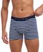FALKE Daily Comfort Boxer-Briefs Striped ademend katoen broek van onderlaag heren blauw - maat M