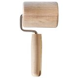 Chinchilla® Bakplaatroller/deegroller cilindrisch van beukenhout, de stabiele hulp voor de keuken, Made in Germany, duurzame kwaliteit uit Duitsland, 18 x 5 cm
