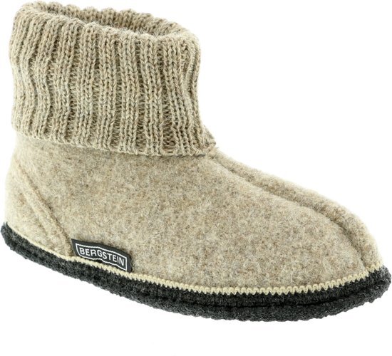 Bergstein cozy pantoffels beige