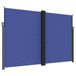 Écran de jardin extensible 220x1200 cm bleu