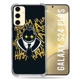 Cokitec Samsung Galaxy S24 Plus hoesje - Versterkt - Manga Assassination Classroom Kuro - Zwart